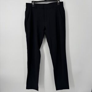 Fabletics The Only Pant Black Slim Fit Chino Golf Pants Men's‎ 32x31 Stretch